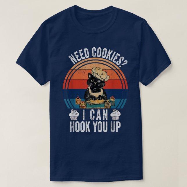 Camiseta Preciso De Cookies Que Eu Possa Enganá-Lo. (Frente do Design)