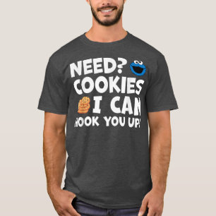 Camiseta Preciso De Cookies Que Eu Posso Te Enfiar Em Pasta