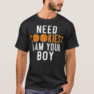 Camiseta Preciso de Cookies, sou o seu Garoto Cookie 5365