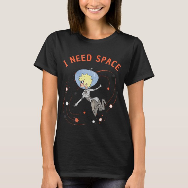 CAMISETA PRECISO DE ESPAÇO (Frente)