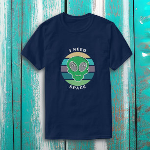 Camiseta Preciso De Espaço   Funny Vintage Alienígena Pun