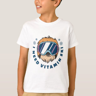Camiseta Preciso de Esqui de Vitamina - Esqui
