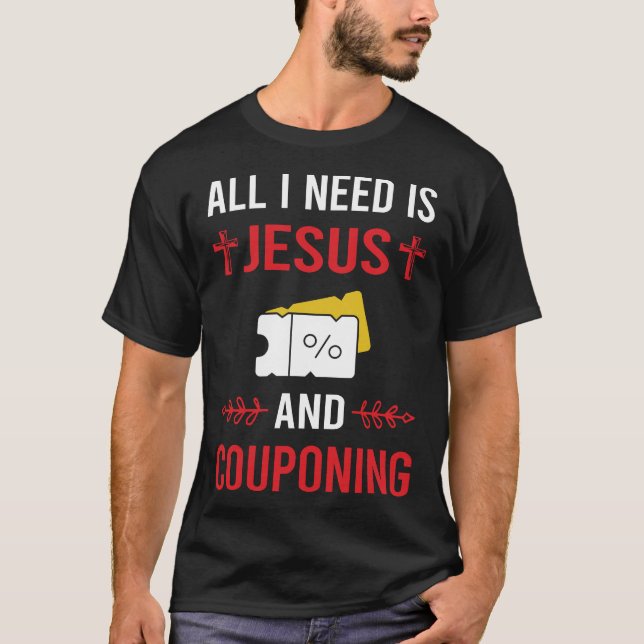 Camiseta Preciso de Jesus Coupon Coupon Coupons Couponer (Frente)