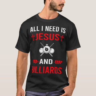 Camiseta Preciso De Jesus E Bilhares