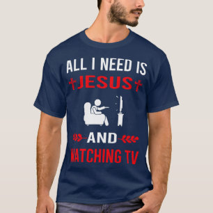 Camiseta Preciso De Jesus E De Ver Televisão