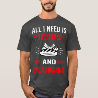 Camiseta Preciso De Jesus E Fazer De Pão Para Fazer Pão