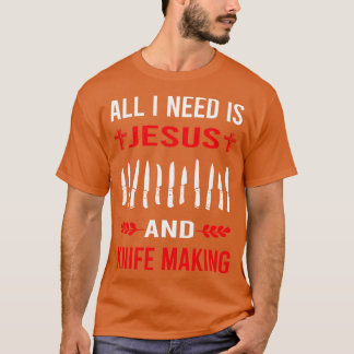 Camiseta Preciso De Jesus E Fazer Knifemaking Kn