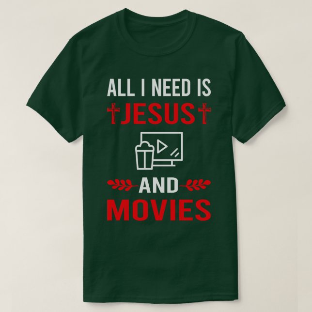 Camiseta Preciso De Jesus E Filmes (Frente do Design)