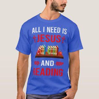 Camiseta Preciso De Jesus E Lendo Livros