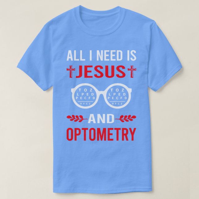 Camiseta Preciso De Jesus E Optometria Optometrista (Frente do Design)