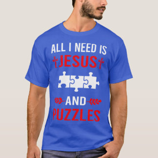 Camiseta Preciso De Jesus E Quebra-cabeça