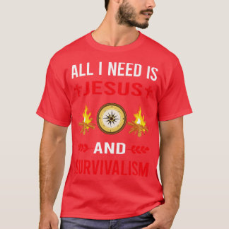 Camiseta Preciso De Jesus E Sobrevivência Prepper Sobrevive