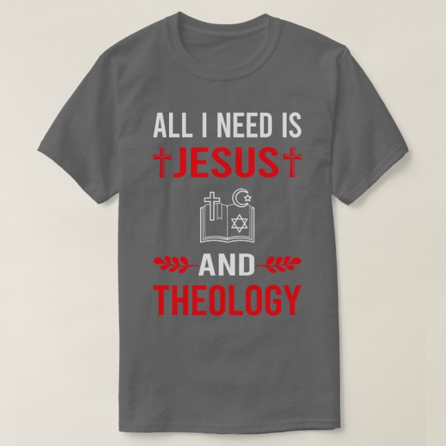 Camiseta Preciso De Jesus E Teólogo Teólogo (Frente do Design)