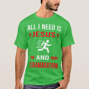 Camiseta Preciso De Jesus E Ultramaraton Em Execução A Ultr