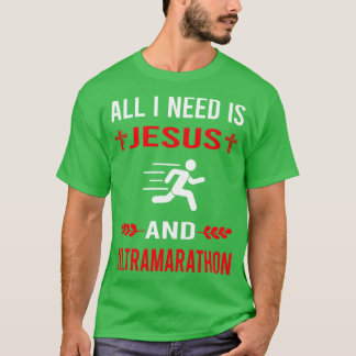 Camiseta Preciso De Jesus E Ultramaraton Em Execução A Ultr