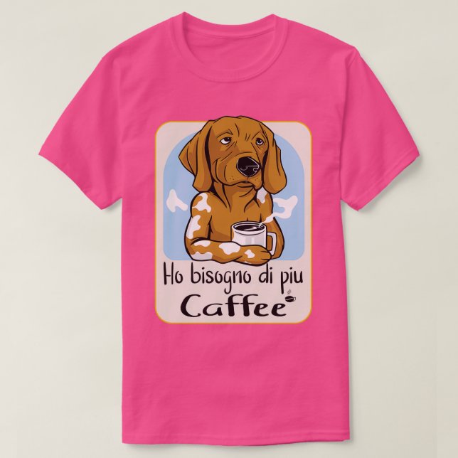 Camiseta Preciso De Mais Café Junkie 2 (Frente do Design)