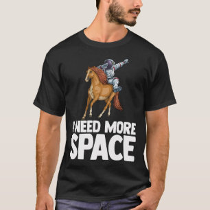 Camiseta Preciso De Mais Ciência Espacial Astronauta Sobre