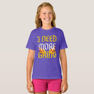 Camiseta preciso de mais slogan com fenix