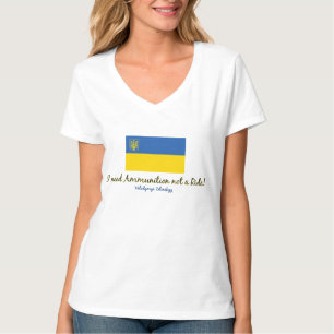 Camiseta Preciso de munições, não de carona