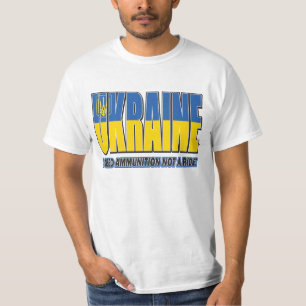 Camiseta Preciso de munições, não de carona