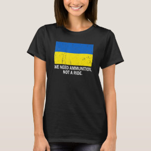 Camiseta Preciso De Munições, Não De Uma Corrida