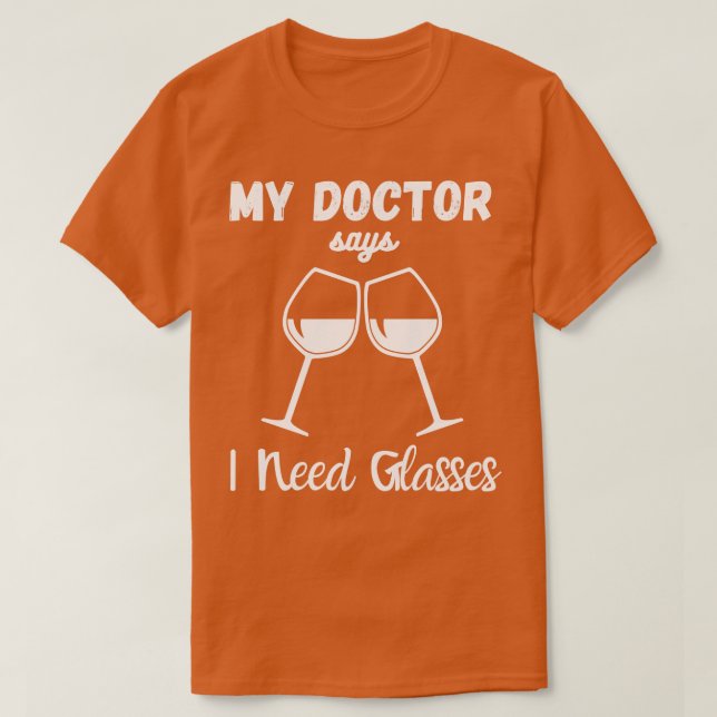Camiseta Preciso de óculos (Frente do Design)