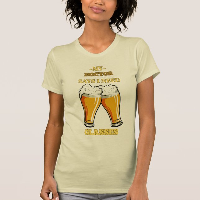 Camiseta Preciso de óculos (Frente)