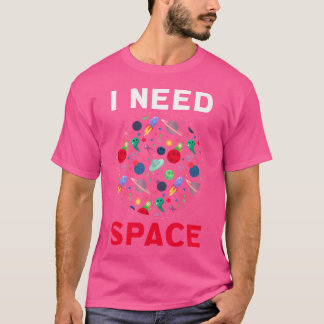 Camiseta Preciso de planetas espaciais Astronomia da Lua Ga