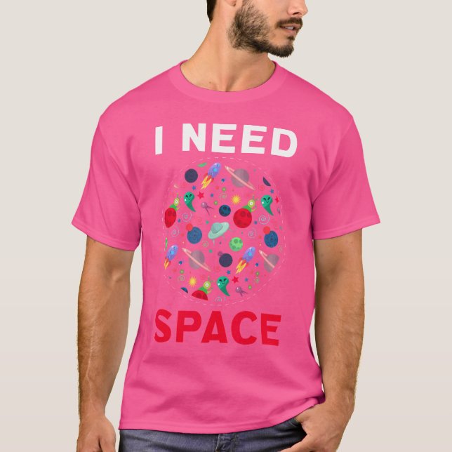 Camiseta Preciso de planetas espaciais Astronomia da Lua Ga (Frente)