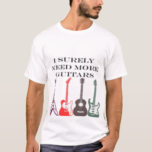 Camiseta Preciso de todas essas guitarras