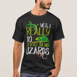 Camiseta Preciso de todos os Lizards Reptile Leopard Gecko