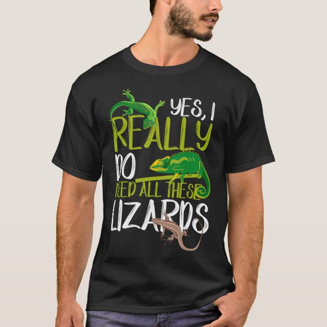 Camiseta Preciso de todos os Lizards Reptile Leopard Gecko  (Frente)