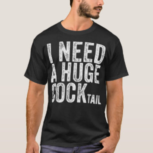 Camiseta Preciso de um Bebendo de Humor Adulto Engraçado. 