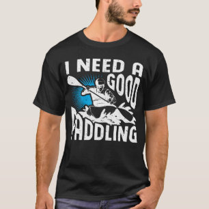Camiseta Preciso De Um Bom Paddler Branca.
