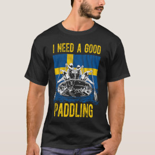 Camiseta Preciso de um bom remo na Suecia
