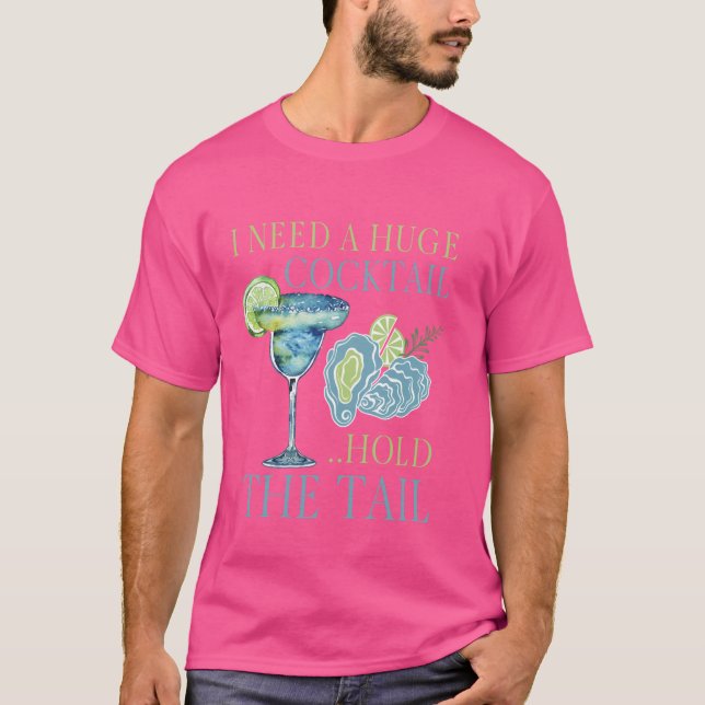 Camiseta Preciso de um cocajá enorme segurando a cauda engr (Frente)