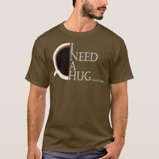 Camiseta preciso de um copo enorme de café