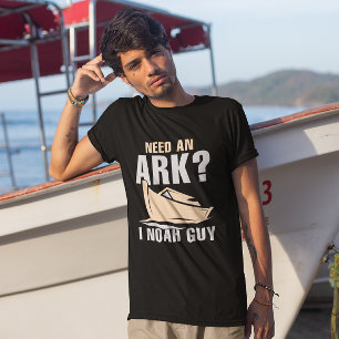 Camiseta Preciso de uma Arca Eu, Cara de Noé