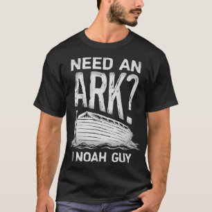 Camiseta Preciso de uma Arca I Noah Cara T shirt Christian 
