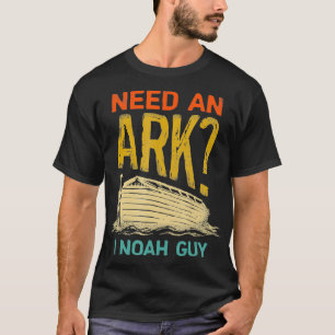 Camiseta Preciso De Uma Arca Para Noah Cara Vintage Humor C