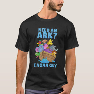 Camiseta Preciso De Uma Arca Que Noah Cara Crianças Engraça