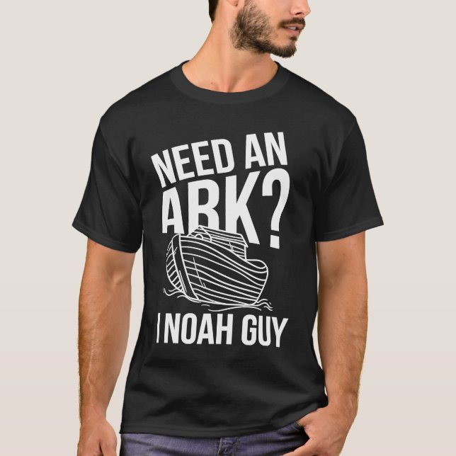 Camiseta Preciso De Uma Arca Que Noah Cara Engraçado Humor  (Frente)
