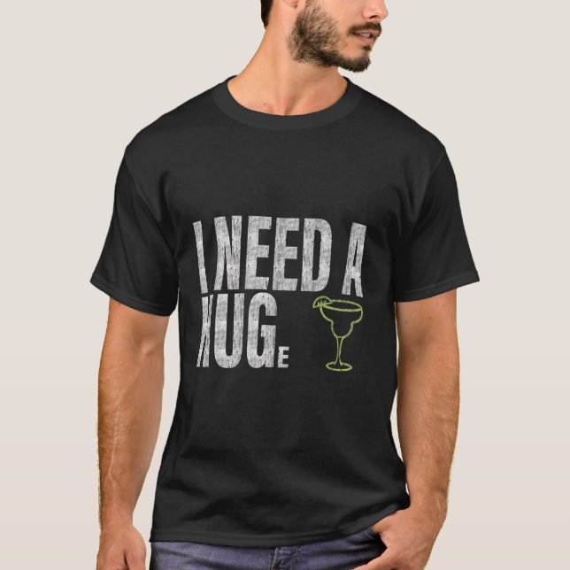 Camiseta Preciso De Uma Margarita Imensa (Frente)