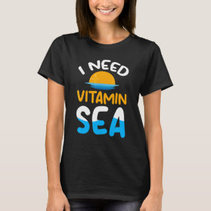 Camiseta Preciso De Uma Tartaruga Animal Do Mar De Vitamina