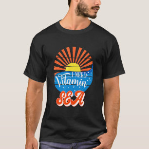 Camiseta Preciso De Vias De Verão No Mar De Vitamina Praia