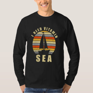 Camiseta Preciso De Vitamina Sea Navegando No Barco De Amor