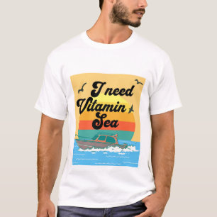 Camiseta Preciso de Vitamina Sea Summer