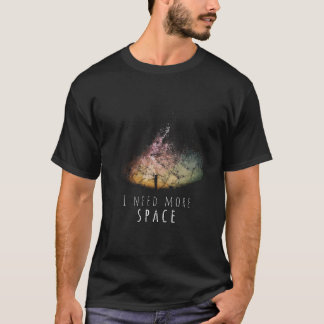 Camiseta Preciso do céu noturno espacial Astronomia Engraça