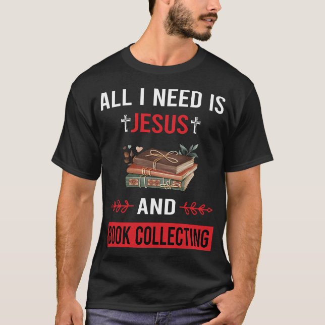 Camiseta Preciso do Livro de Jesus Colecionando Livros Bibl (Frente)