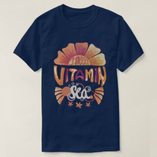 Camiseta Preciso Do Mar De Vitamina: Fuga Solar Com Mão
